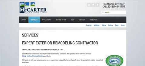 John McCarter Before Website